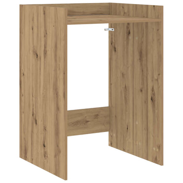vidaXL Waschmaschinen-Schrank Kunsthandwerk Eiche 67,5 x 62 x 97 cm