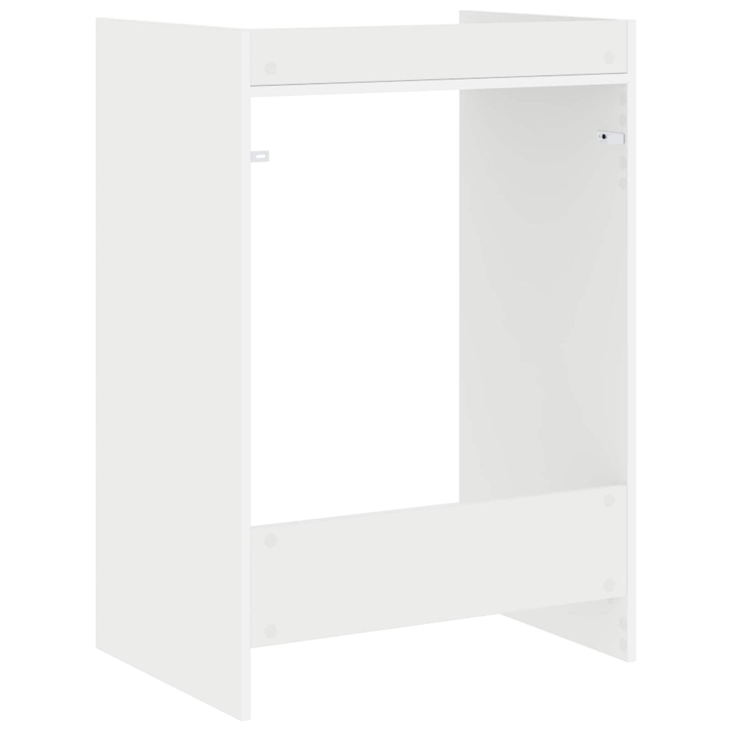 vidaXL Waschmaschinen-Schrank Weiß 67,5 x 48 x 97 cm Holzwerkstoff