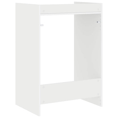 vidaXL Waschmaschinen-Schrank Weiß 67,5 x 48 x 97 cm Holzwerkstoff