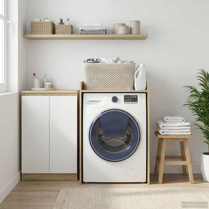 vidaXL Waschmaschinen-Schrank Sonoma 67,5 x 48 x 97 cm Holzwerkstoff