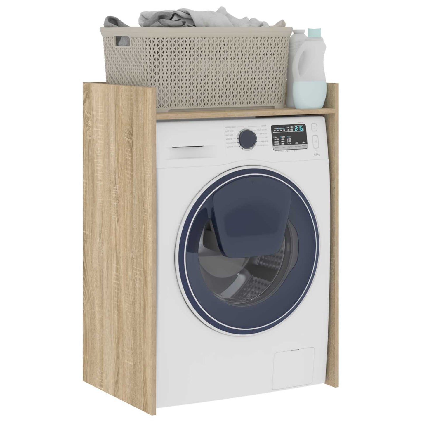 vidaXL Waschmaschinen-Schrank Sonoma 67,5 x 48 x 97 cm Holzwerkstoff