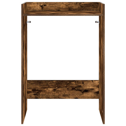 vidaXL Waschmaschinen-Schrank Geräucherte Eiche 67,5 x 48 x 97 cm
