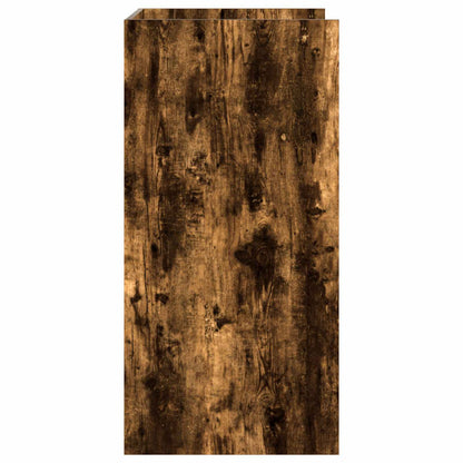 vidaXL Waschmaschinen-Schrank Geräucherte Eiche 67,5 x 48 x 97 cm