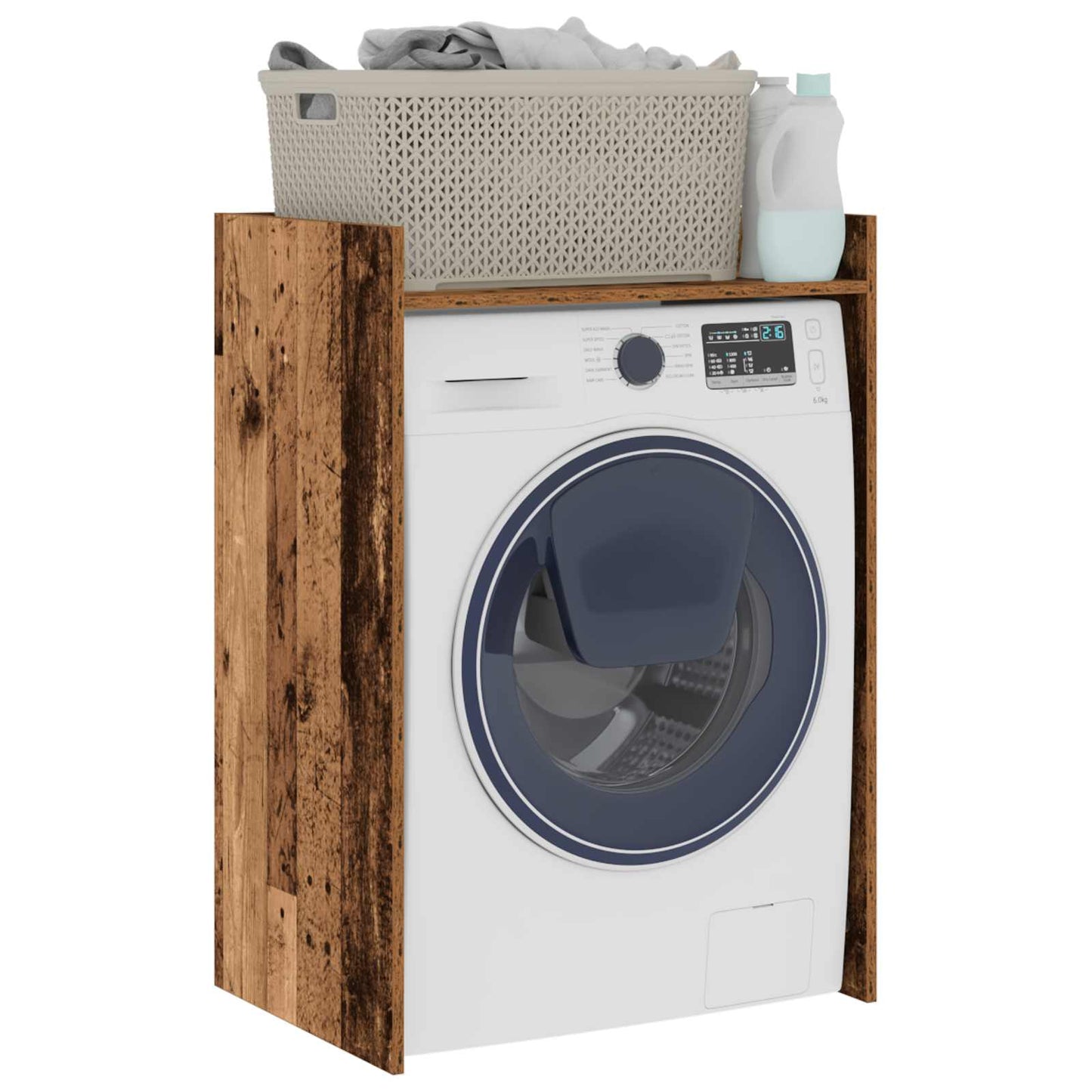 vidaXL Waschmaschinen-Schrank Altholz 67,5 x 48 x 97 cm Holzwerkstoff