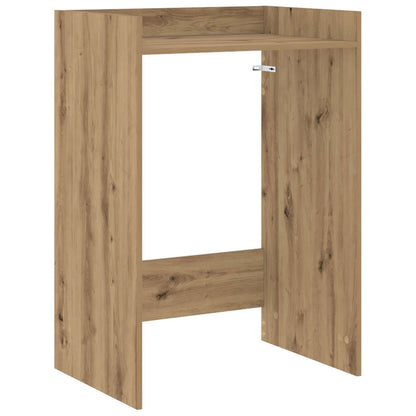 vidaXL Waschmaschinen-Schrank Kunsthandwerk Eiche 67,5 x 48 x 97 cm