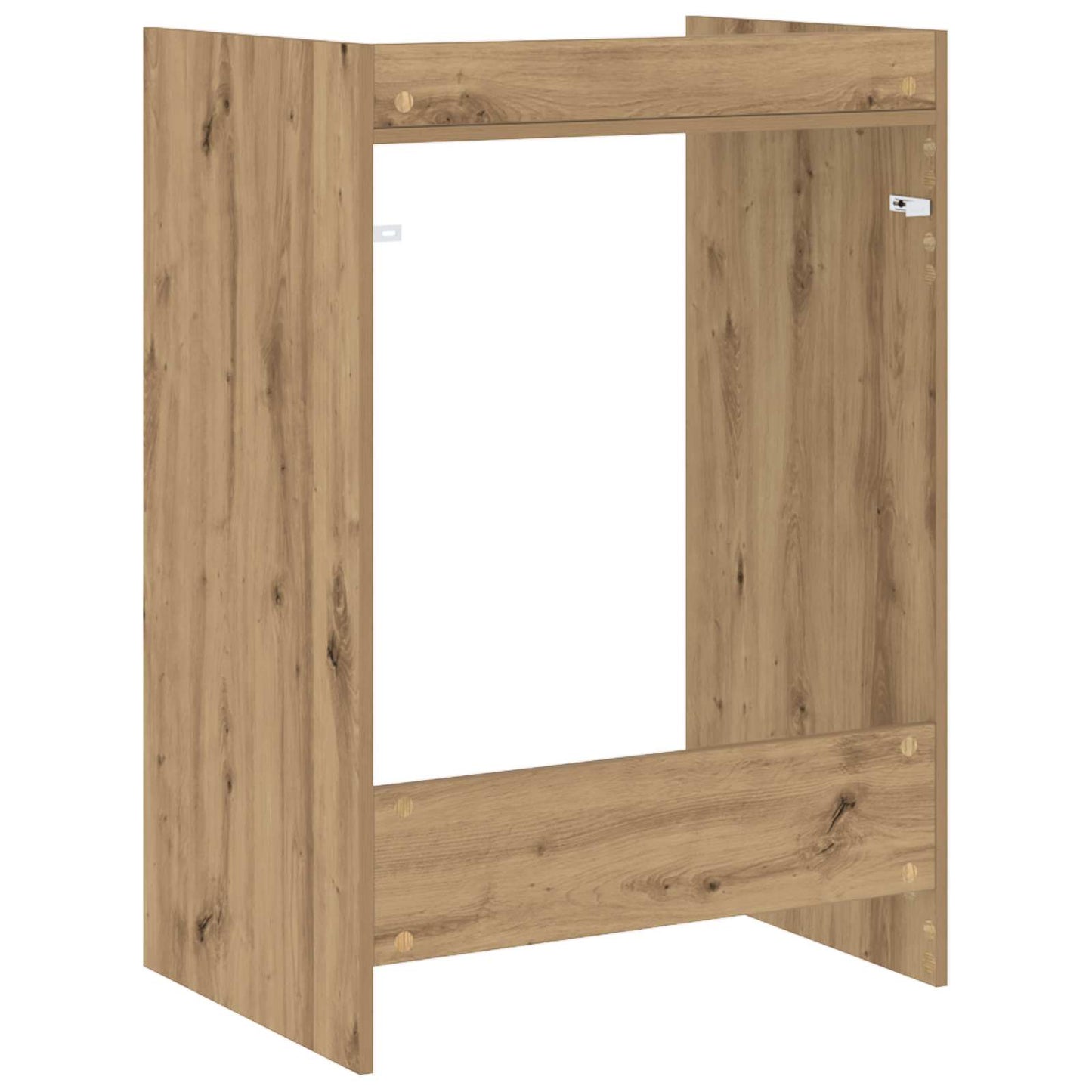 vidaXL Waschmaschinen-Schrank Kunsthandwerk Eiche 67,5 x 48 x 97 cm