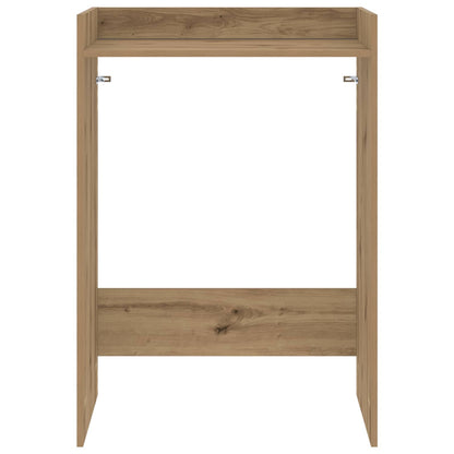 vidaXL Waschmaschinen-Schrank Kunsthandwerk Eiche 67,5 x 48 x 97 cm