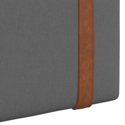 Hängevorderseite Uni Dunkelgrau 90 x 55 x 5 cm Antikes PU