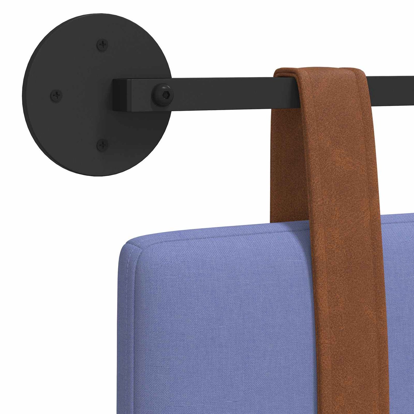 Hängevorderseite Uni Jeans blau 90 x 55 x 5 cm Antikes PU