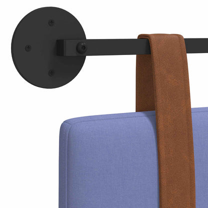 Hängevorderseite Uni Jeans blau 90 x 55 x 5 cm Antikes PU