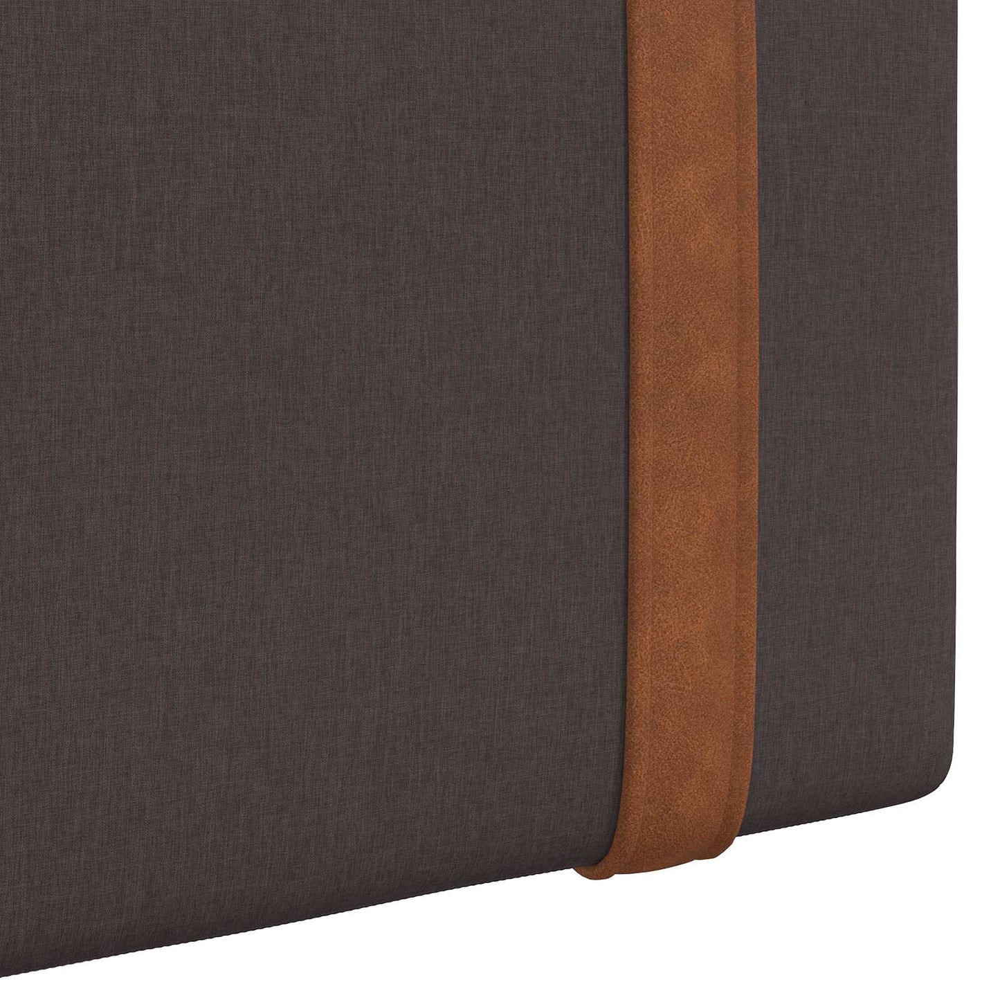 Hängevorderseite Uni Dunkelbraun 110 x 55 x 5 cm Antikes PU