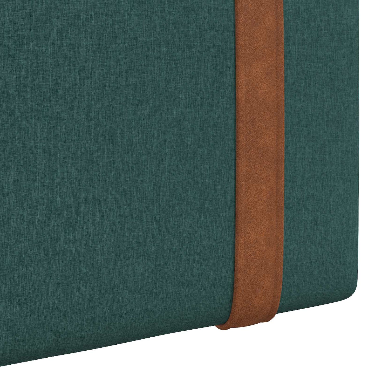 Hängevorderseite Uni Dunkelgrün 130 x 55 x 5 cm Antikes PU