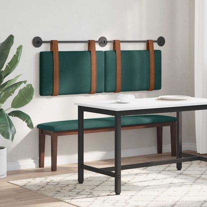 Hängevorderseite Uni Dunkelgrün 130 x 55 x 5 cm Antikes PU