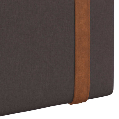 Hängevorderseite Uni Dunkelbraun 190 x 55 x 5 cm Antikes PU