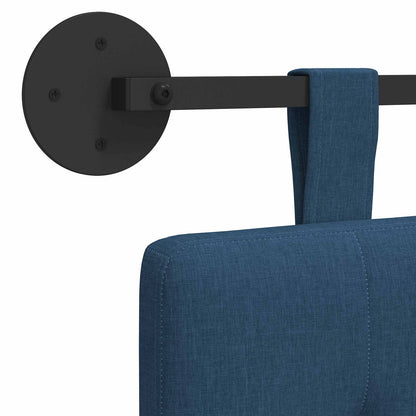 Hängevorderseite Wandmontiert Blau 130 x 55 x 5 cm Stoff