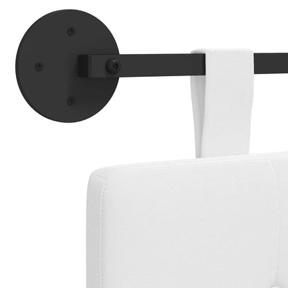 Hängevorderseite Wandmontiert Weiß 190 x 55 x 5 cm Stoff