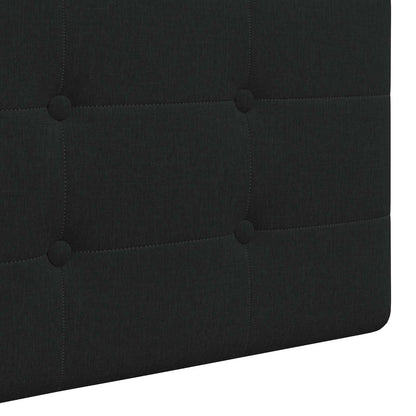 Hängevorderseite Wandmontiert Schwarz 210 x 55 x 5 cm Stoff