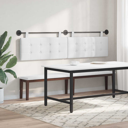 Hängevorderseite Wandmontiert Weiß 210 x 55 x 5 cm Stoff