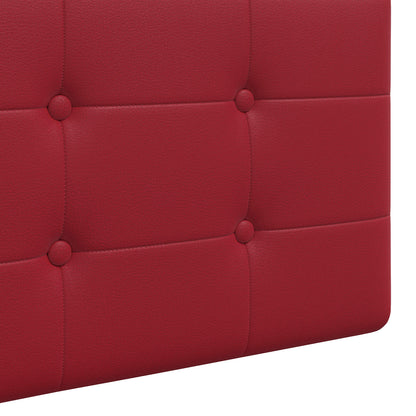 Hängevorderseite Weinrot 210 x 55 x 5 cm Kunstleder