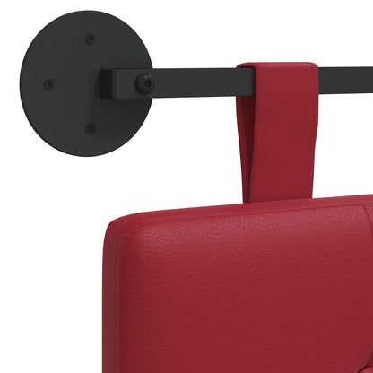 Hängevorderseite Weinrot 210 x 55 x 5 cm Kunstleder