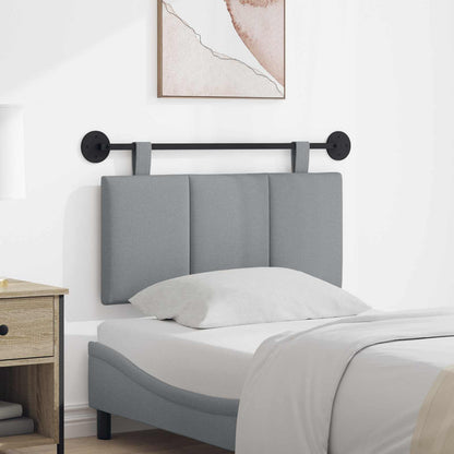 Hängevorderseite Wandmontiert Hellgrau 100 x 55 x 5 cm Stoff