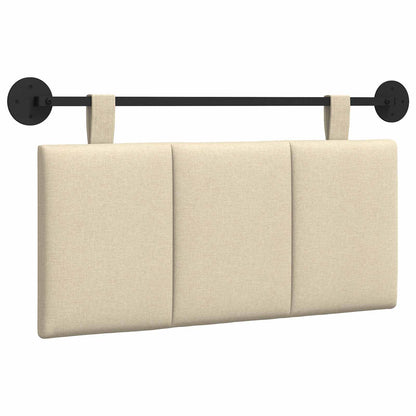 Hängevorderseite Wandmontiert Creme 100 x 55 x 5 cm Stoff