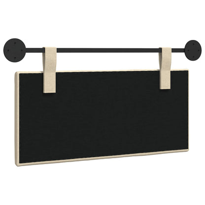 Hängevorderseite Wandmontiert Creme 100 x 55 x 5 cm Stoff