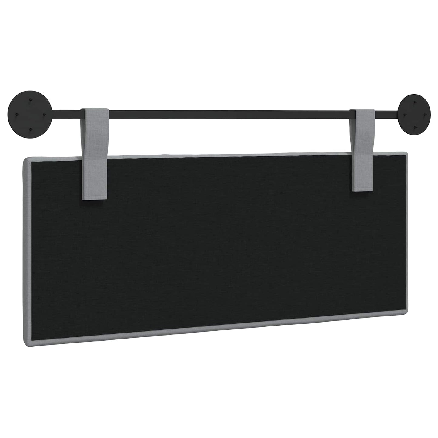Hängevorderseite Wandmontiert Hellgrau 110 x 55 x 5 cm Stoff