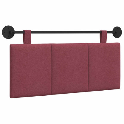 Hängevorderseite Wandmontiert Weinrot 110 x 55 x 5 cm Stoff