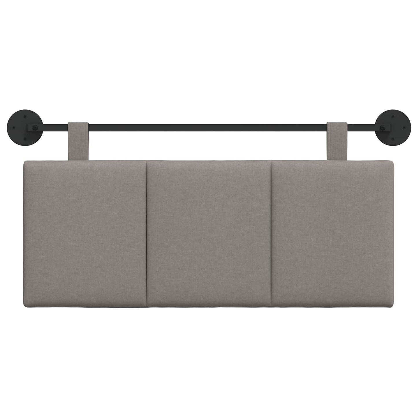 Hängevorderseite Wandmontiert Taupe 110 x 55 x 5 cm Stoff