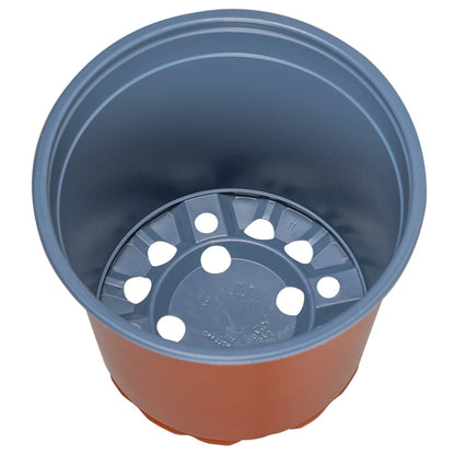 vidaXL Blumentopf 200 pcs Terrakotta Ø 15 x 13 cm Kunststoff