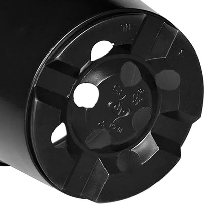 vidaXL Blumentopf 50 pcs Schwarz Ø 15 x 12,5 cm Kunststoff