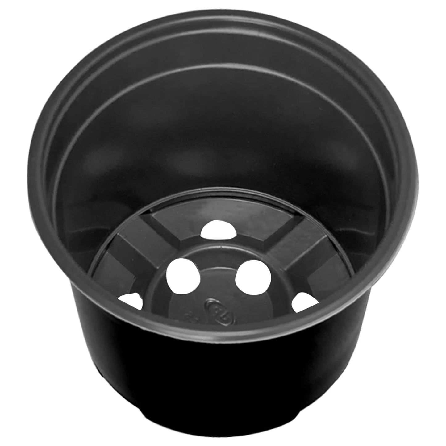 vidaXL Pot de fleurs 200 pcs Noir Ø 15 x 12,5 cm Plastique