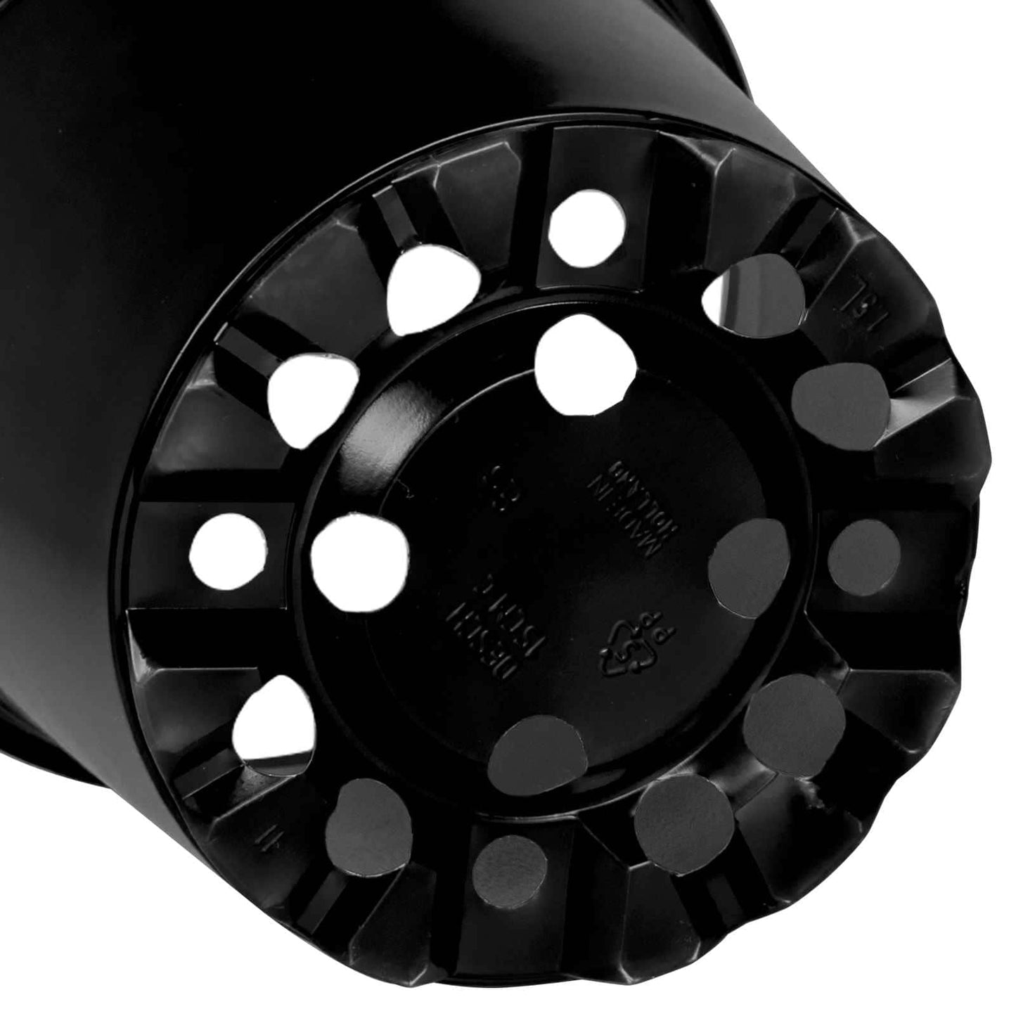 Blumentopf 200 pcs Schwarz Ø 15 x 13 cm Kunststoff