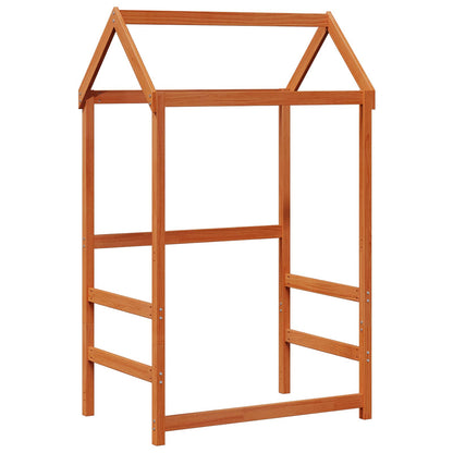 Tagesbett Set 2 pcs Wachsbraun Massives Kiefernholz