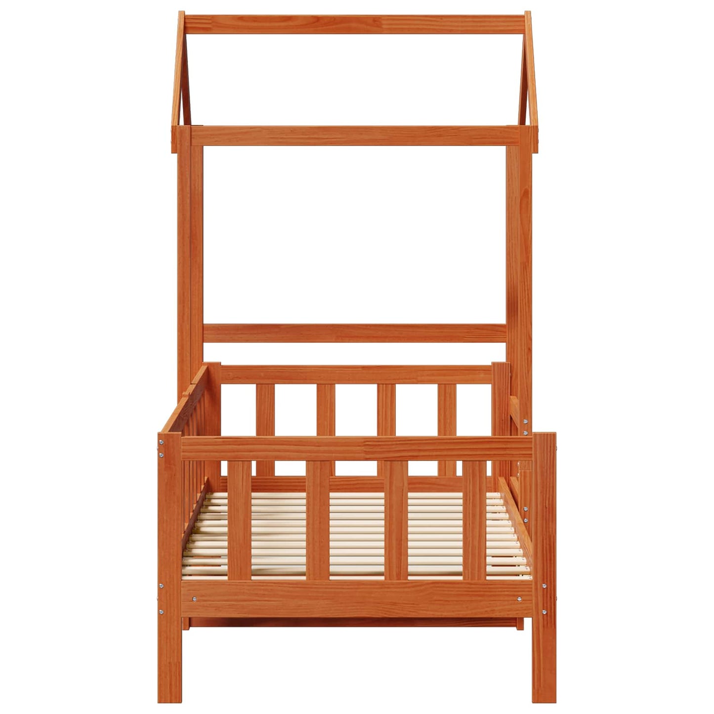 Tagesbett Set 2 pcs Wachsbraun Massives Kiefernholz