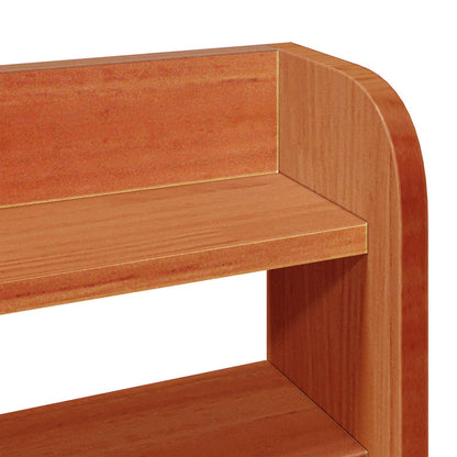 vidaXL Bettrahmen mit Kopfteil 2 pcs Wachsbraun Massivholz Kiefer