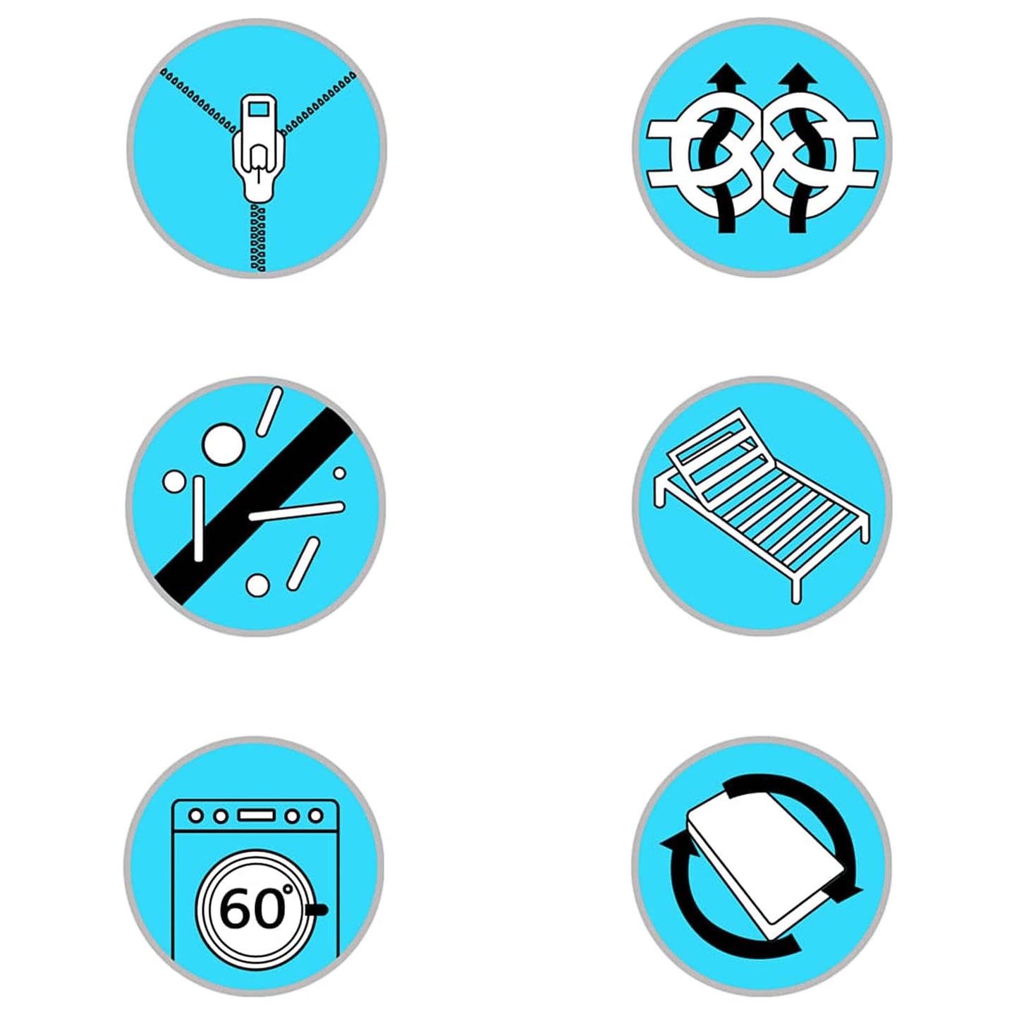 Tag-Bett mit Matratze Wachsbraun und Weiß 90 x 200 cm