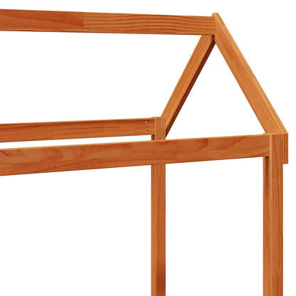 Tagesbett Set 3 pcs Wachsbraun Massives Kiefernholz