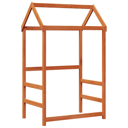 Tagesbett Set 3 pcs Wachsbraun Massives Kiefernholz