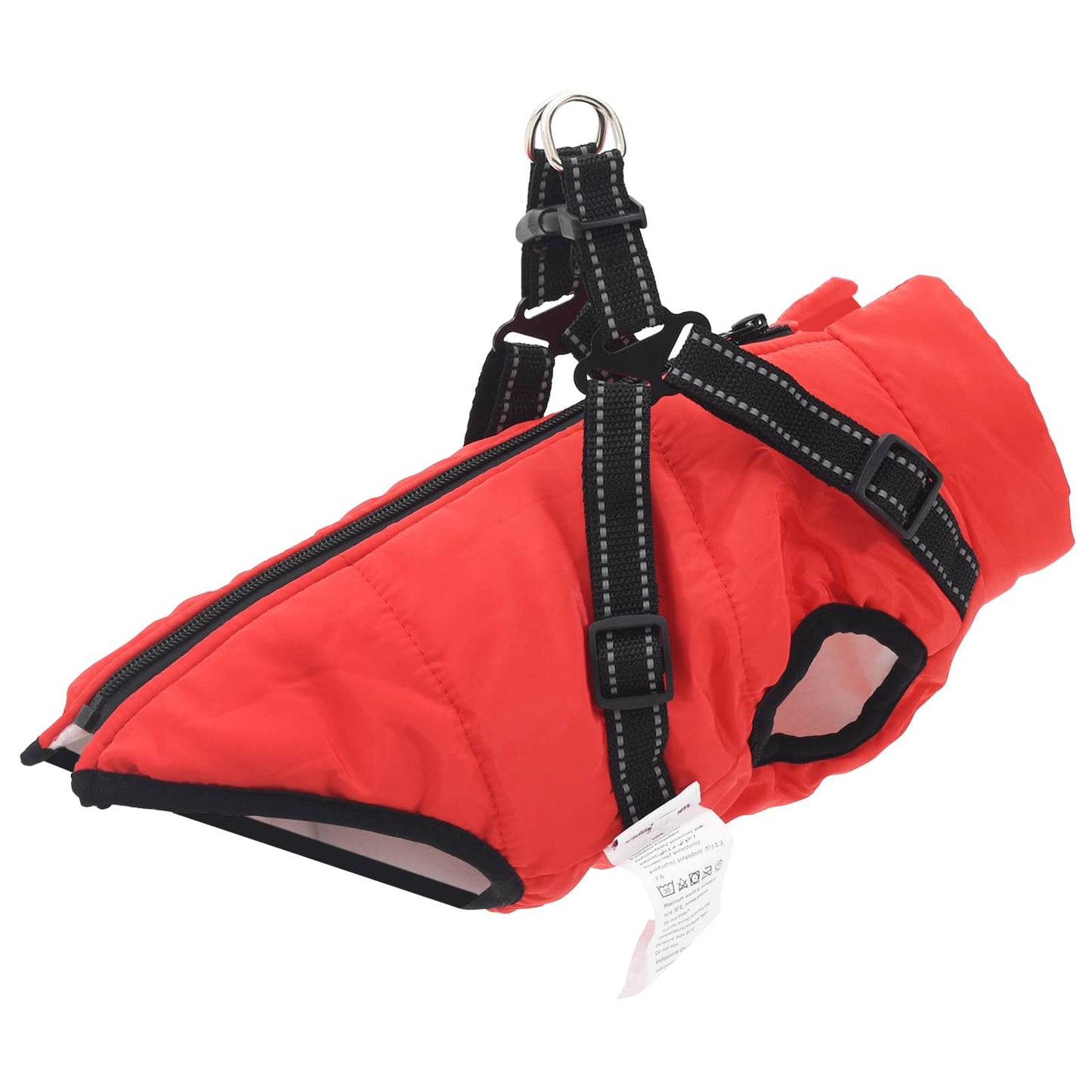 Hundemantel Rot L32 Fleece und Polyester