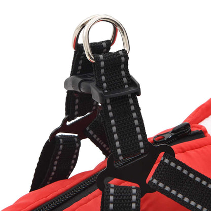 Hundemantel Rot L36 Fleece und Polyester