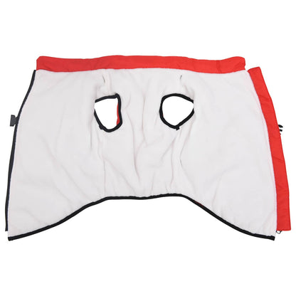 Hundemantel Rot L44 Fleece und Polyester