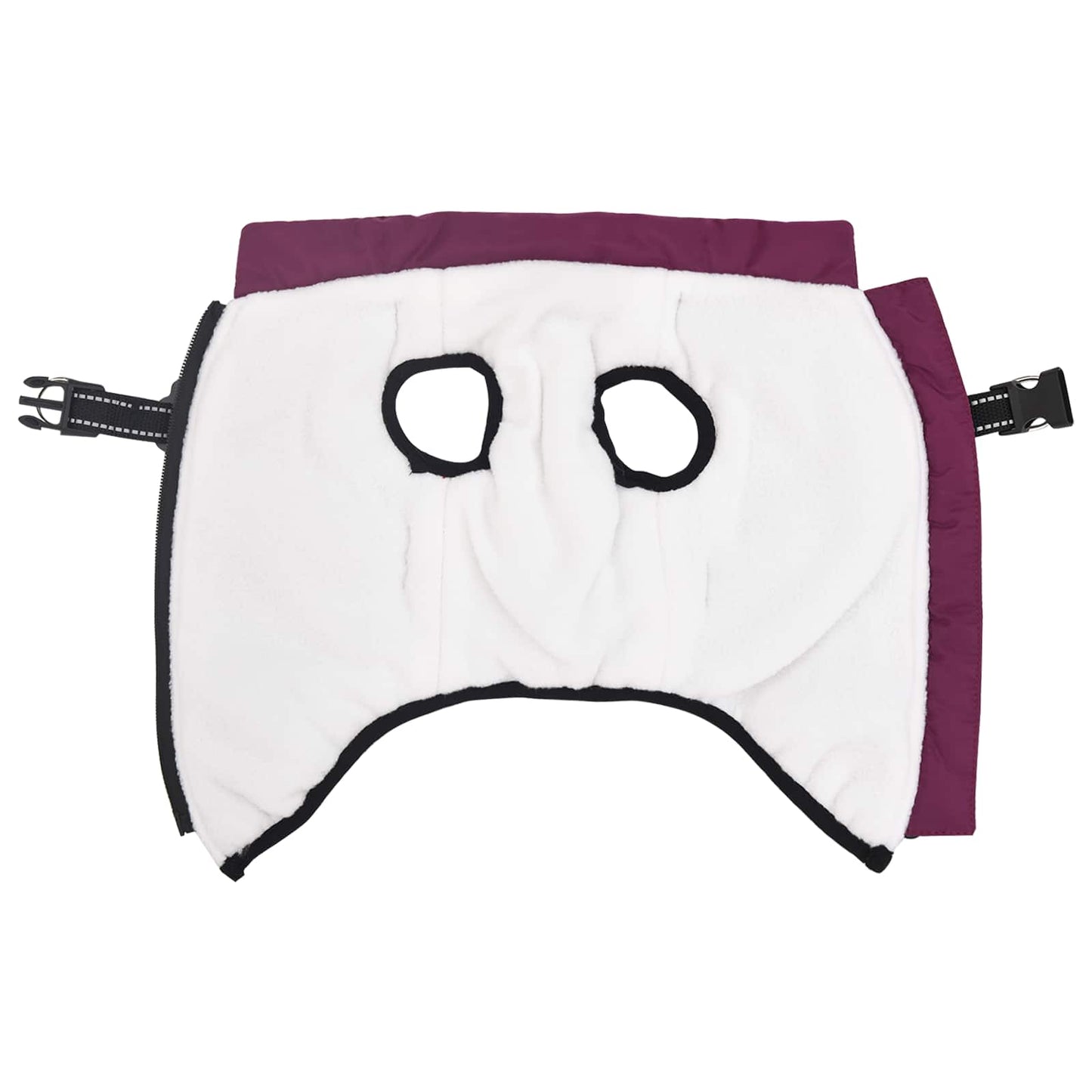 Hundemantel Lila L28 Fleece und Polyester