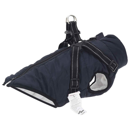 Hundemantel Marineblau L28 Fleece und Polyester