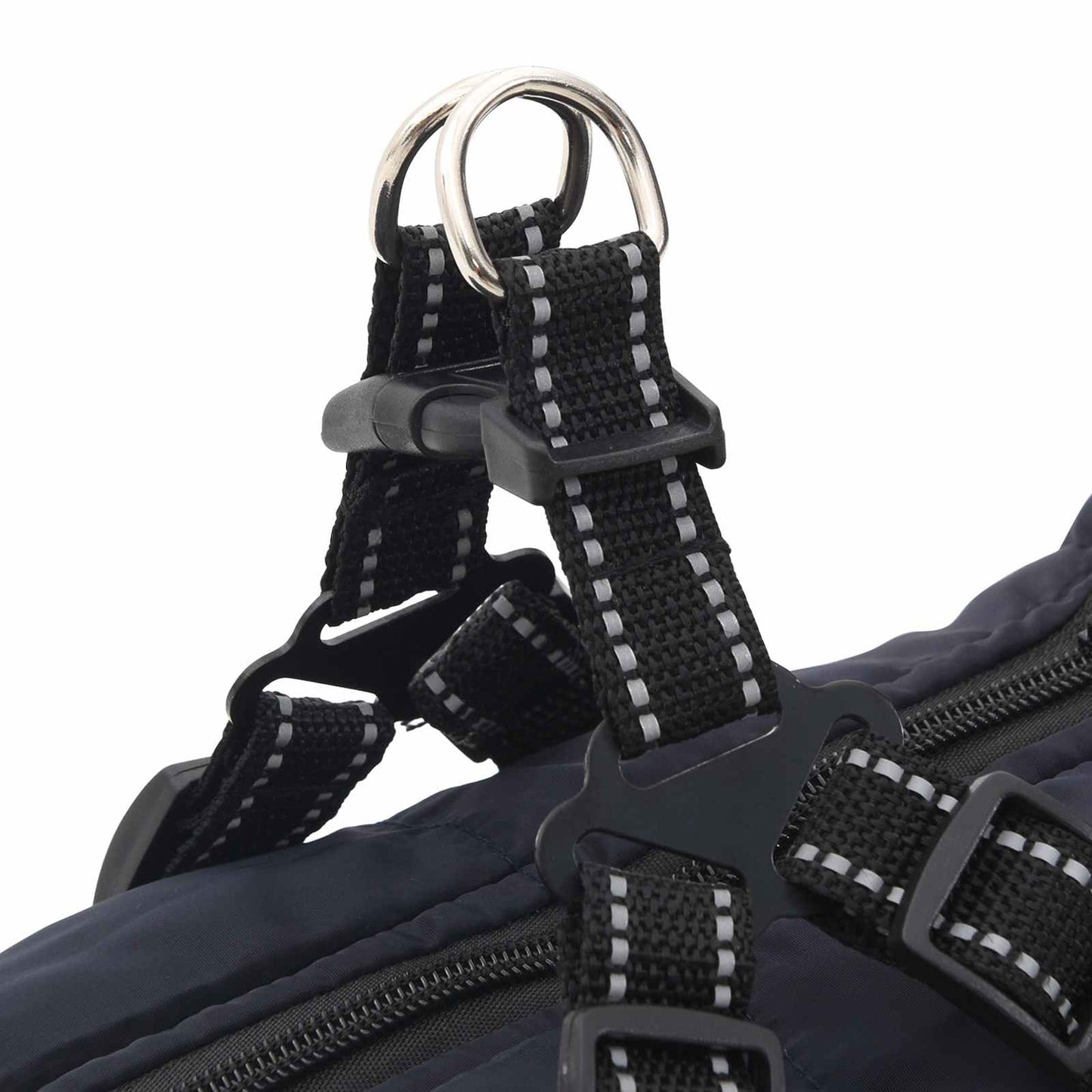 Hundemantel Marineblau L44 Fleece und Polyester