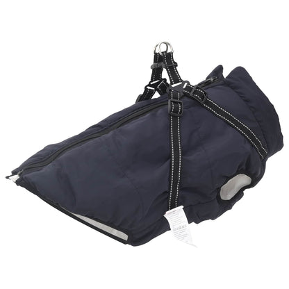 Hundemantel Marineblau L48 Fleece und Polyester