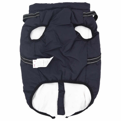 Hundemantel Marineblau L48 Fleece und Polyester