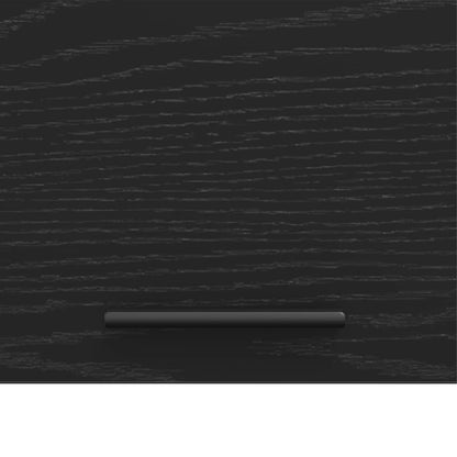 vidaXL Waschmaschinen-Schrank Schwarz Eichen-Optik 67,5 x 68 x 200 cm