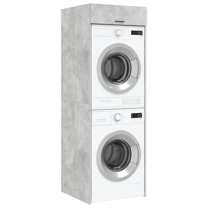 vidaXL Waschmaschinen-Schrank Beton 67,5 x 68 x 200 cm Holzwerkstoff